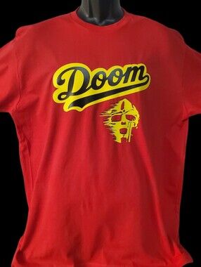 Mf Doom Madvillain Baseball logo Tshirt!! Size XL Optional Sizes upon request!